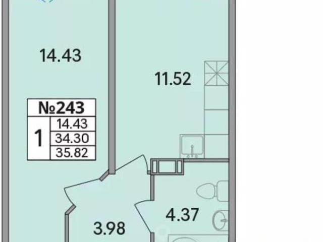 Квартира продажа в Скотное Массив, Ленинградская область