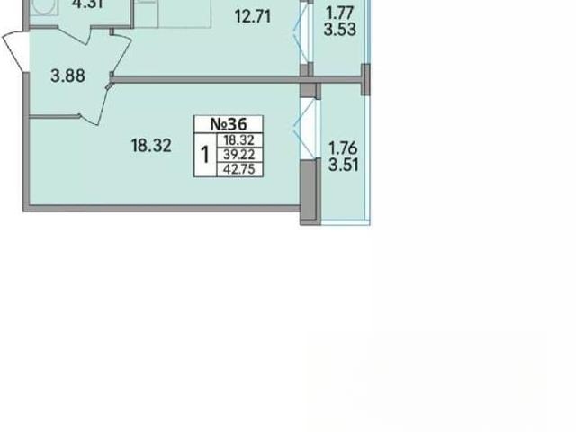 Квартира продажа в Скотное Массив, Ленинградская область