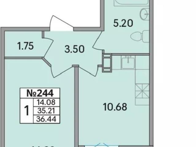 Квартира продажа в Скотное Массив, Ленинградская область