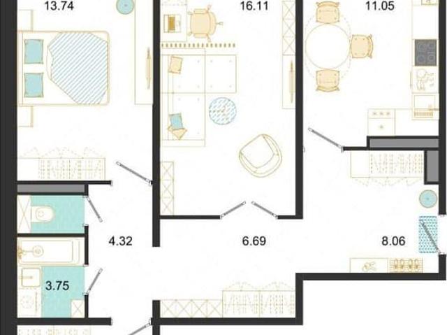Квартира продажа в Красное Д, Кабардино-Балкарская Республика