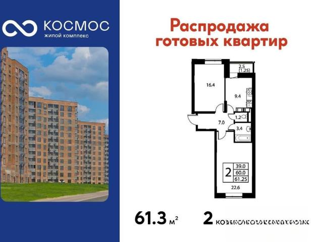 Квартира продажа в микрорайон Авиационный, Домодедово