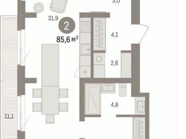 Квартира продажа в Юго-Западный, Свердловск