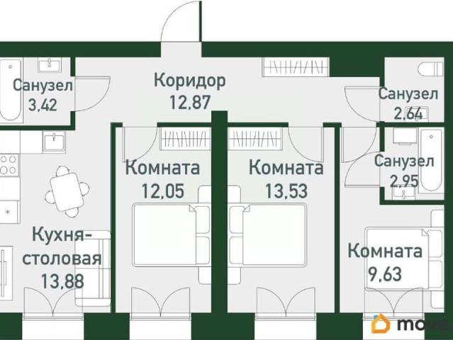 Квартира продажа в Свердловск, Свердловская область