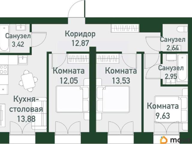 Квартира продажа в Свердловск, Свердловская область