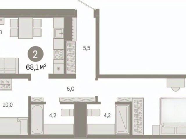 Квартира продажа в Юго-Западный, Свердловск