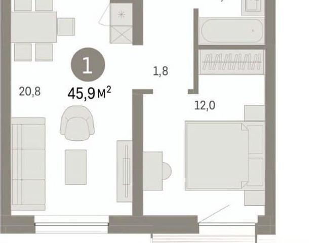 Квартира продажа в Юго-Западный, Свердловск