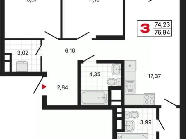 Квартира продажа в Юго-Западный, Свердловск