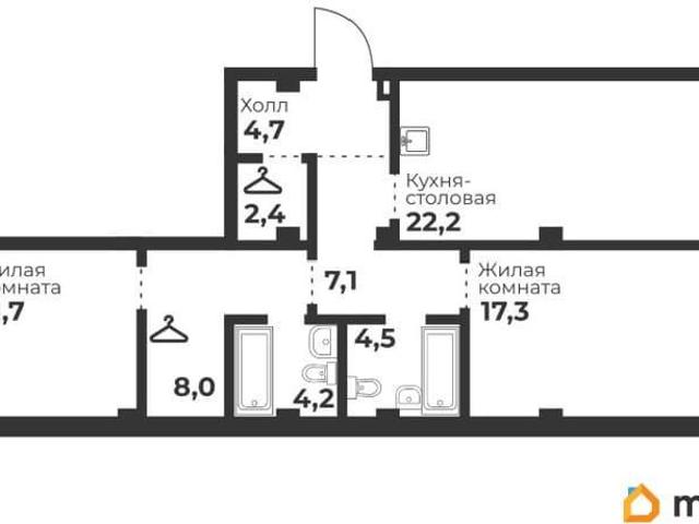 Квартира продажа в Калининский район, Челябинский городской округ