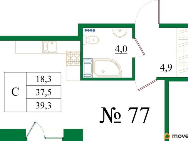 Квартира продажа в Гатчина, Ленинградская область