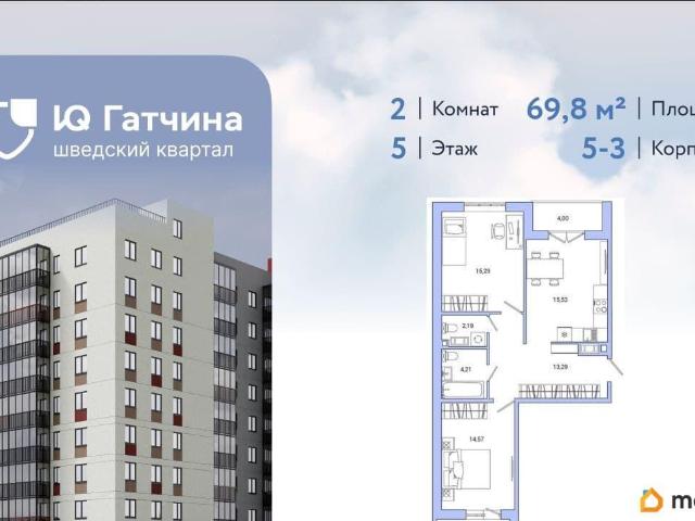 Квартира продажа в Гатчина, Ленинградская область