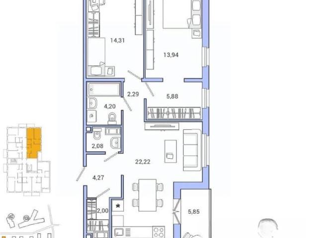 Квартира продажа в Гатчина, Ленинградская область