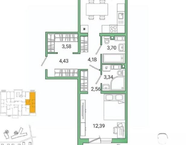 Квартира продажа в Гатчина, Ленинградская область