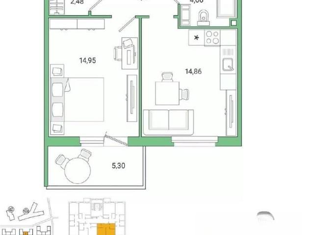 Квартира продажа в Гатчина, Ленинградская область
