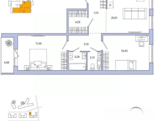 Квартира продажа в Гатчина, Ленинградская область