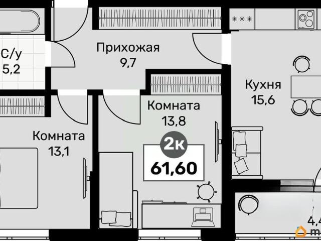 Квартира продажа в Георгиевск, Ставропольский Край
