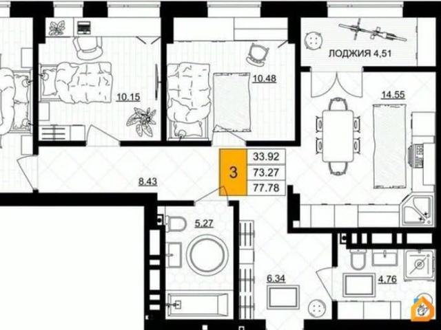 Квартира продажа в Гурьевский Р-н, Калининградская область