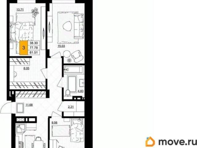 Квартира продажа в Гурьевский Р-н, Калининградская область