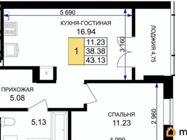 Квартира продажа в Гурьевский Р-н, Калининградская область