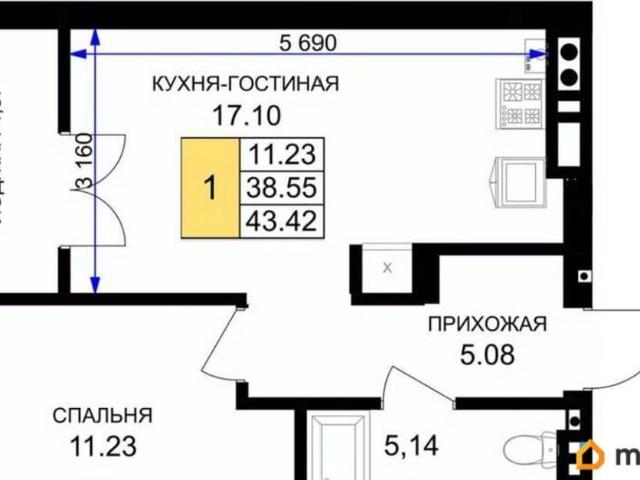 Квартира продажа в Гурьевский Р-н, Калининградская область