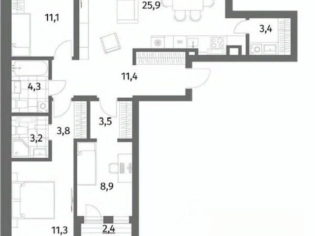 Квартира продажа в Гурьевский Р-н, Калининградская область