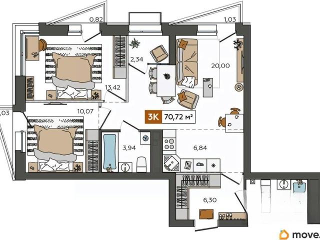Квартира продажа в Хабаровск, Хабаровский Край