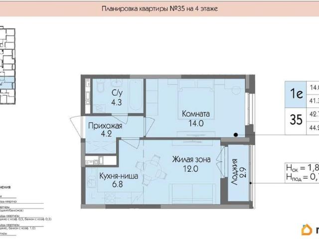 Квартира продажа в С-5, городской округ Ижевск