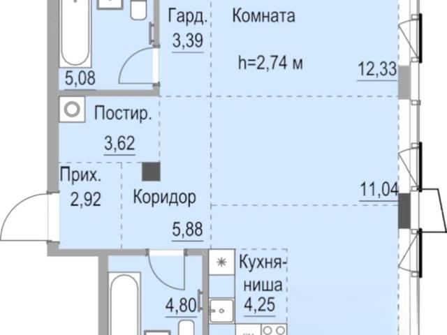 Квартира продажа в Октябрьский район, городской округ Ижевск