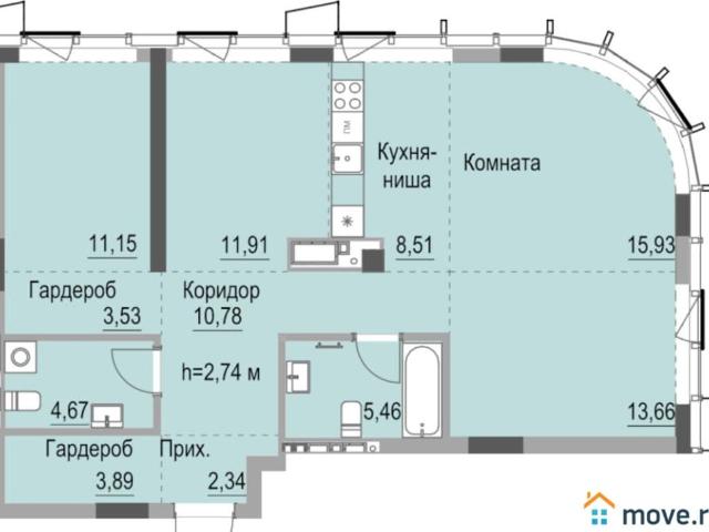 Квартира продажа в Октябрьский район, городской округ Ижевск