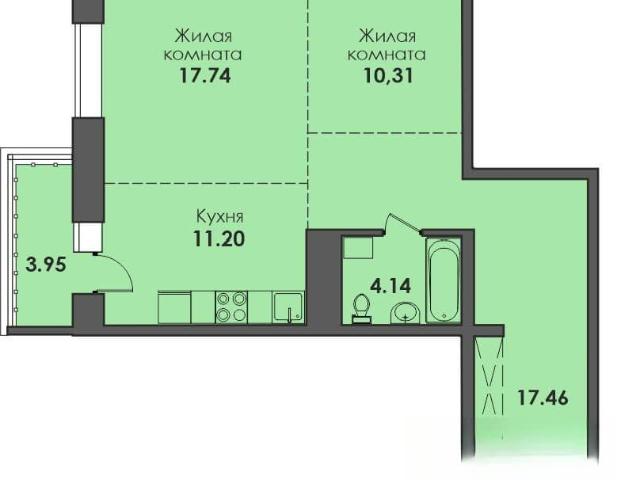 Квартира продажа в Свердловский административный округ, Иркутск
