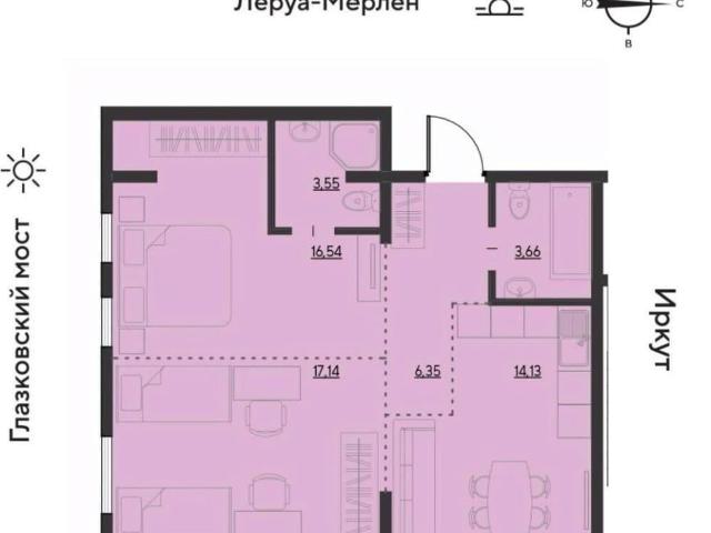Квартира продажа в Свердловский административный округ, Иркутск