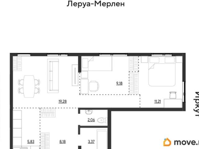 Квартира продажа в Свердловский административный округ, Иркутск