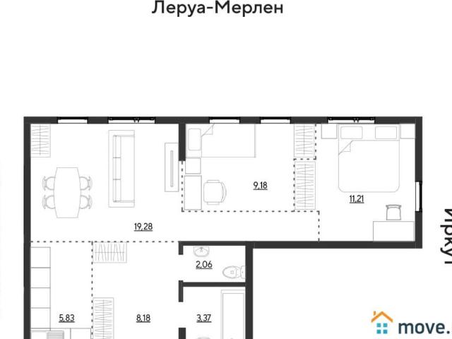 Квартира продажа в Свердловский административный округ, Иркутск