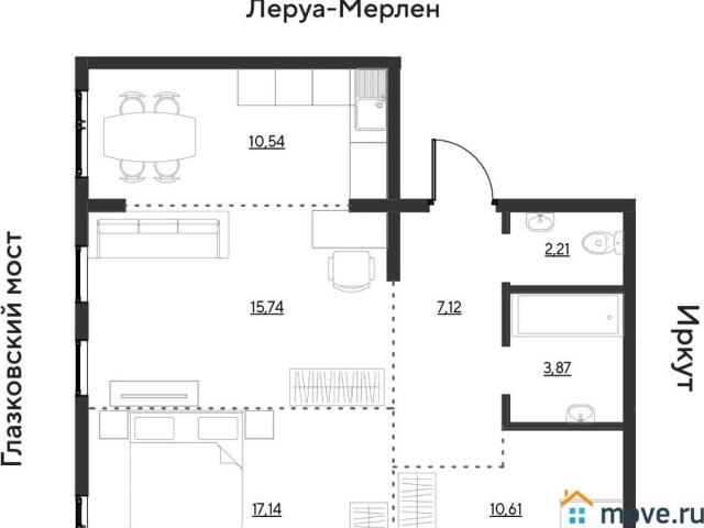 Квартира продажа в Свердловский административный округ, Иркутск