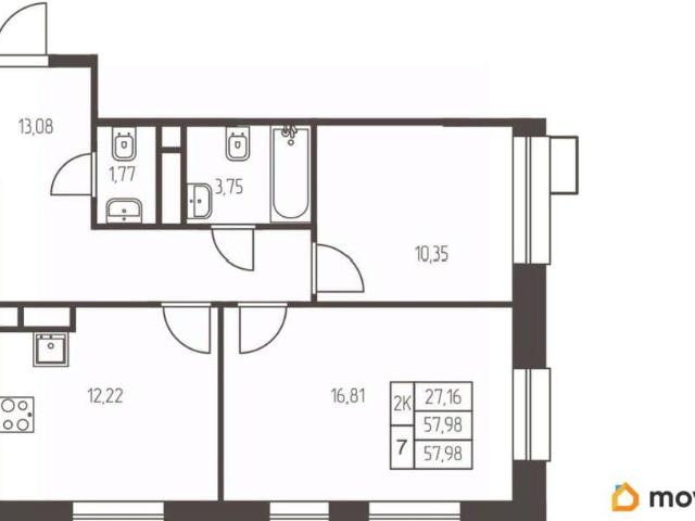 Квартира продажа в Ивантеевка, Кабардино-Балкарская Республика