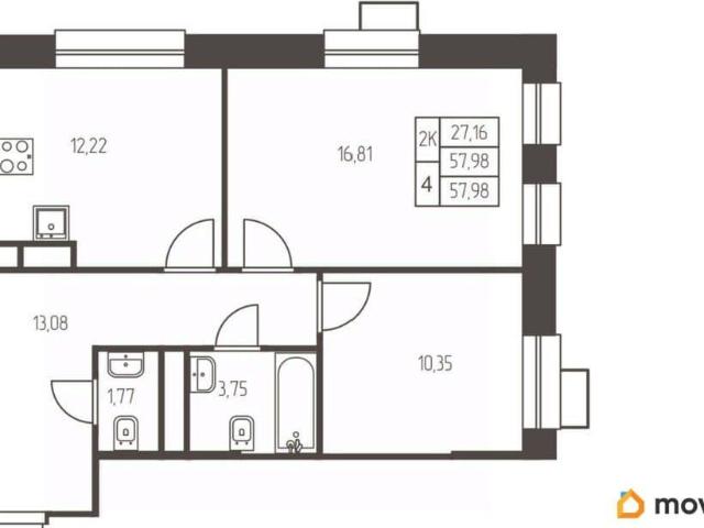 Квартира продажа в Ивантеевка, Кабардино-Балкарская Республика