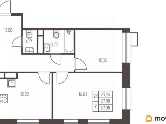 Квартира продажа в Ивантеевка, Кабардино-Балкарская Республика