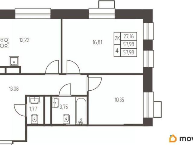Квартира продажа в Ивантеевка, Кабардино-Балкарская Республика