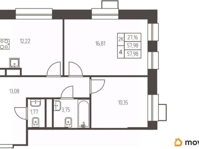 Квартира продажа в Ивантеевка, Кабардино-Балкарская Республика
