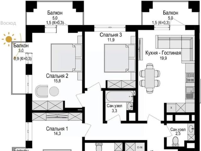 Квартира продажа в Калининград