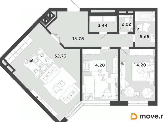 Квартира продажа в Калуга, Калужская Обл