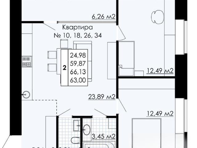 Квартира продажа в Московский округ, Калуга