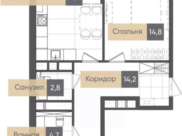 Квартира продажа в Московский округ, Калуга