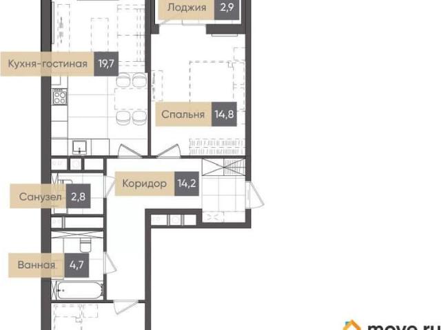 Квартира продажа в Московский округ, Калуга