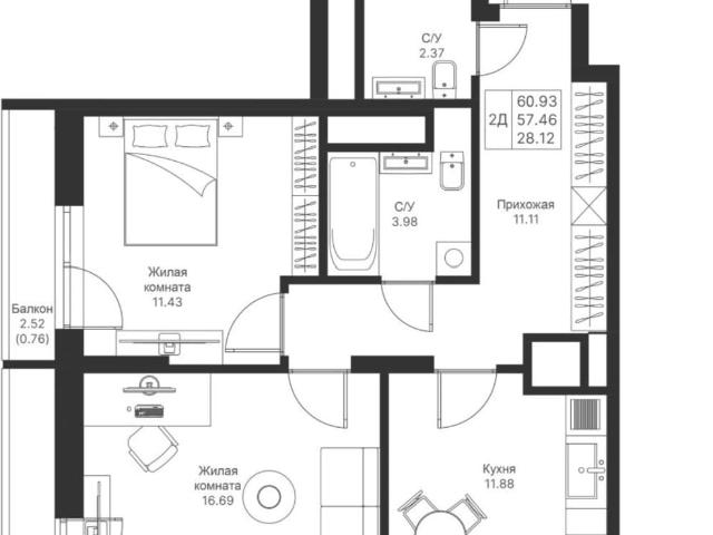 Квартира продажа в Казань, Татарстан Республика
