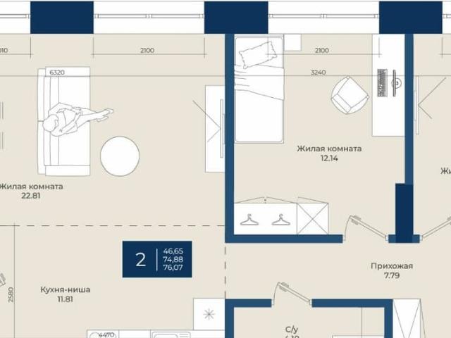 Квартира продажа в Казань, Татарстан Республика