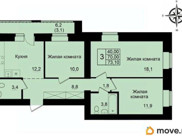 Квартира продажа в Киров, Кировская область