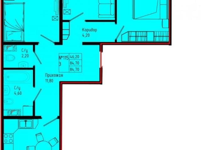 Квартира продажа в Гатчинский Р-н, Ленинградская область