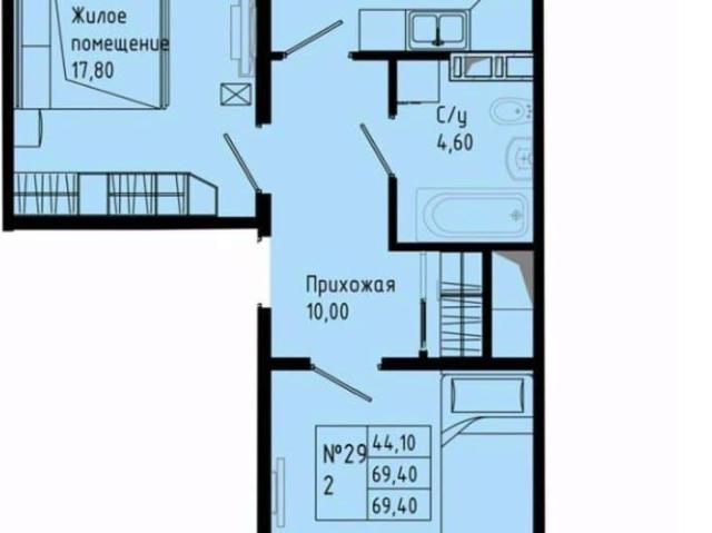 Квартира продажа в Гатчинский Р-н, Ленинградская область