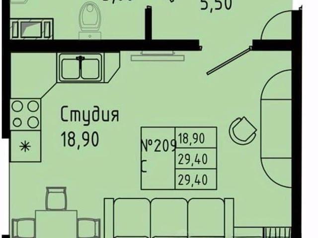 Квартира продажа в Гатчинский Р-н, Ленинградская область