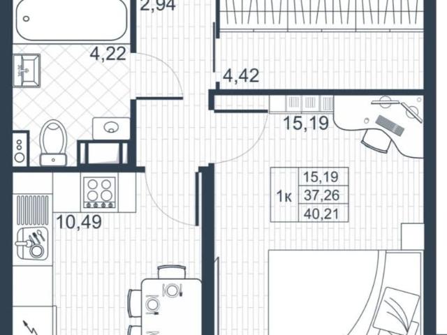 Квартира продажа в Гатчинский Р-н, Ленинградская область